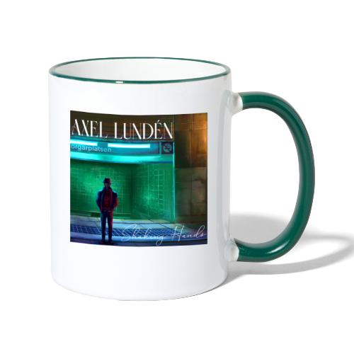 Axel Lundén Shaking Hands album motif - Contrasting Mug