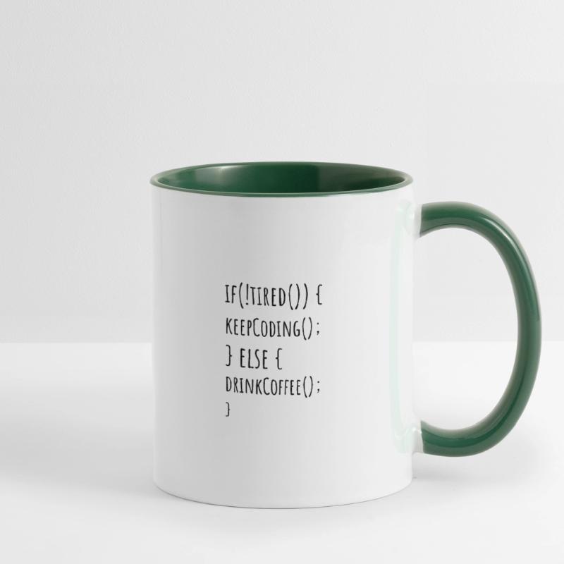 Continuez à coder Mug contrasté