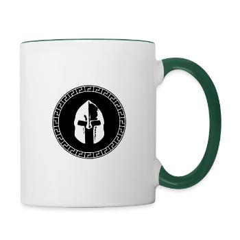 Spartan - Contrasting Mug - white/dark green - Right