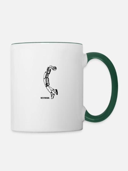 Westbrook - Tasse zweifarbig - Weiß/Dunkelgrün