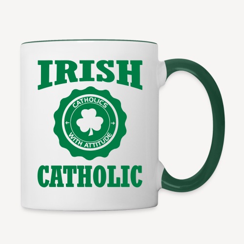 IRISH CATHOLIC - Contrasting Mug