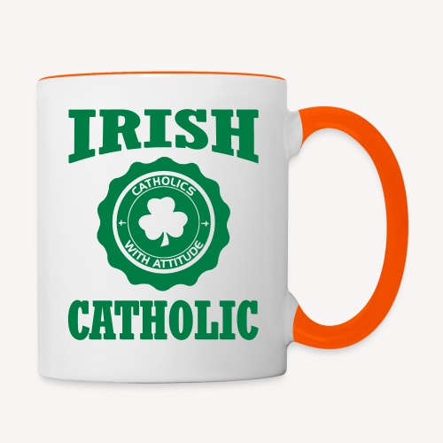IRISH CATHOLIC - Contrasting Mug