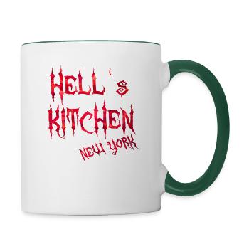 Hell’s Kitchen - Mug contrasté - blanc/vert foncé - Droite
