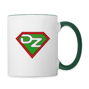 Super DZ - Contrasting Mug - white/dark green - Right