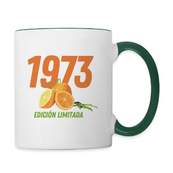 1973 - Edición Limitada - Tasse zweifarbig - Weiß/Dunkelgrün - Rechts