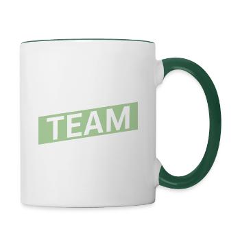 Skater Team - Contrasting Mug - white/dark green - Right