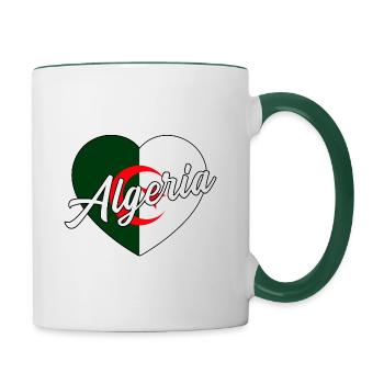 Algeria - Contrasting Mug - white/dark green - Right