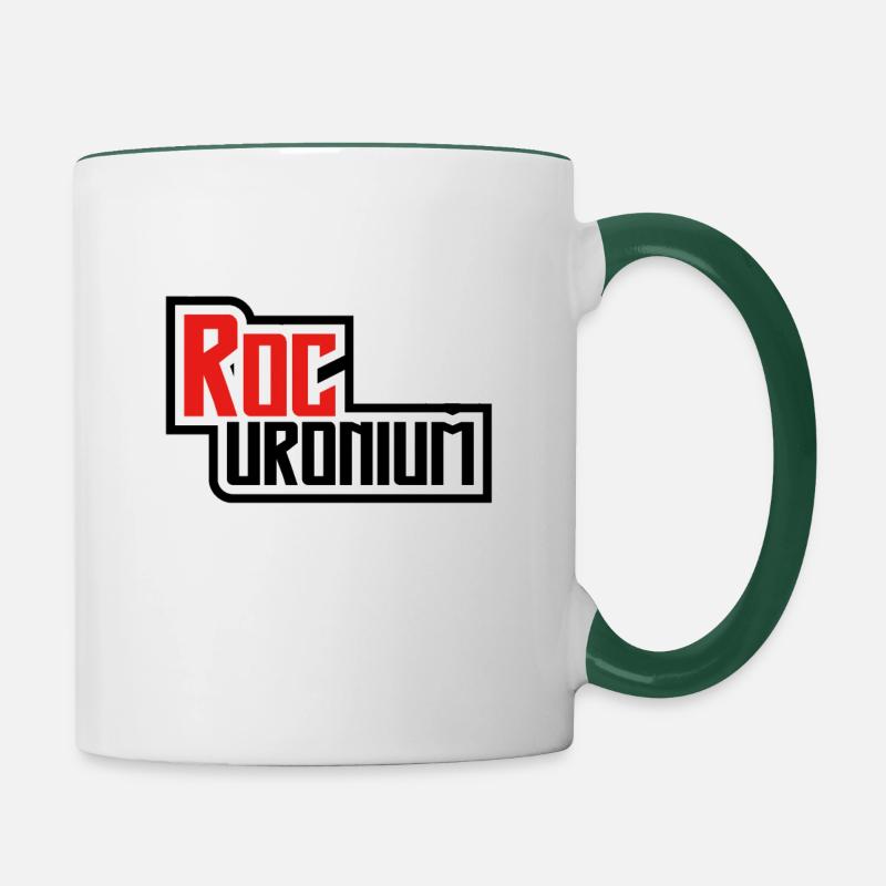 Rocuronium Anesthésie Anesthésie Service de secours - Mug contrasté - blanc/vert foncé