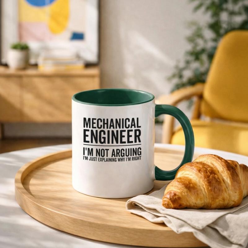 Just Explaining - Mechanical Engineer Contrasting Mug