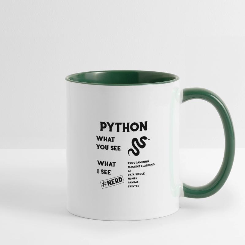 Programmation Python Mug contrasté