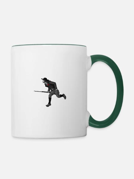 Vendéen - Tasse zweifarbig - Weiß/Dunkelgrün