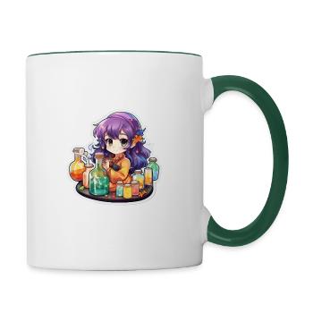 Alchemy Fusion - Tasse zweifarbig - Weiß/Dunkelgrün - Rechts