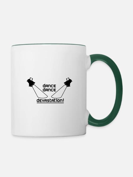 Dance Dance Devastation - Tasse zweifarbig - Weiß/Dunkelgrün