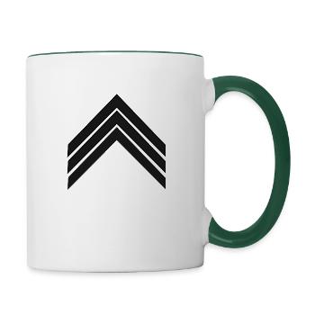 ARMY - Contrasting Mug - white/dark green - Right