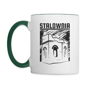 Metallurgy Bliżyn - remember the past - Contrasting Mug - white/dark green - Left