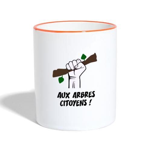 AUX ARBRES CITOYENS ! (écologie) - Mug contrasté