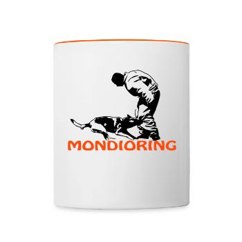 Mondioring, zweifarbig - Tasse zweifarbig - Weiß/Orange - Vorne