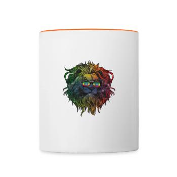 Ethiopia - Contrasting Mug - white/orange - Front
