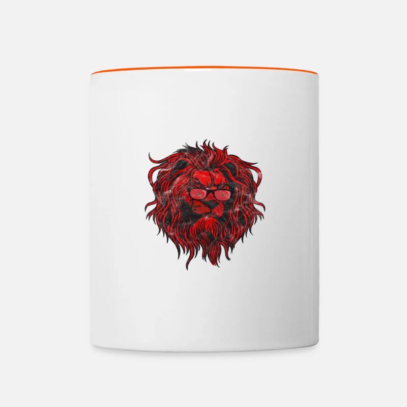 Maroc - Mug contrasté - blanc/orange