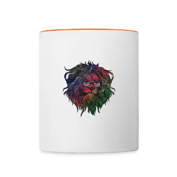 Namibia - Contrasting Mug - white/orange - Front