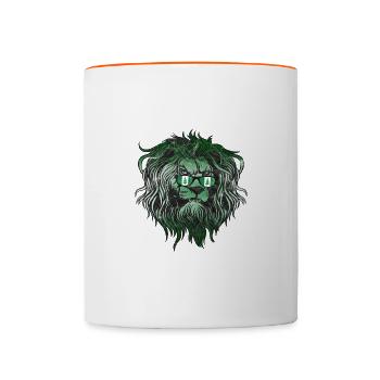 Norfolk Island - Contrasting Mug - white/orange - Front