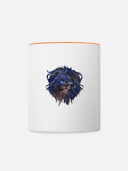 Marshallinseln - Tasse zweifarbig - Weiß/Orange
