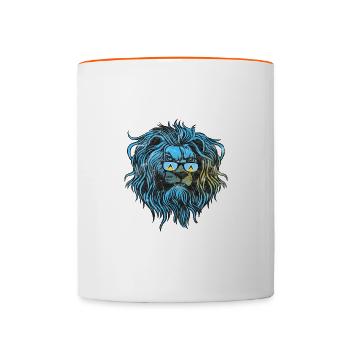 Saint Lucia - Contrasting Mug - white/orange - Front