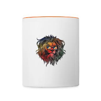 Seychelles - Contrasting Mug - white/orange - Front