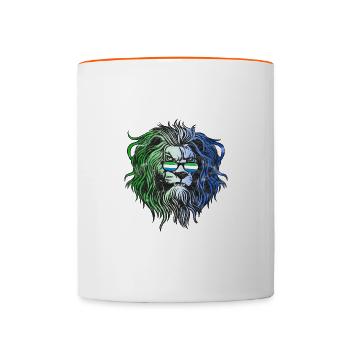 Sierra Leone - Mug contrasté - blanc/orange - Devant