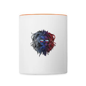 Slovénie - Mug contrasté - blanc/orange - Devant