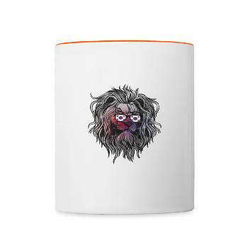 South Korea - Contrasting Mug - white/orange - Front