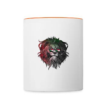 Sudan - Tasse zweifarbig - Weiß/Orange - Vorne