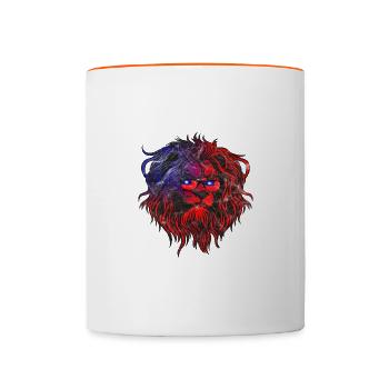 Taiwan - Mug contrasté - blanc/orange - Devant