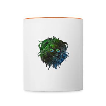 Tanzania - Contrasting Mug - white/orange - Front
