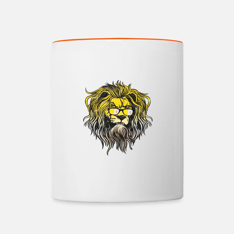 Vatican - Contrasting Mug - white/orange