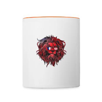 Wallis and Futuna - Contrasting Mug - white/orange - Front