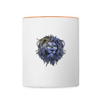 Uruguay - Tasse zweifarbig - Weiß/Orange - Vorne