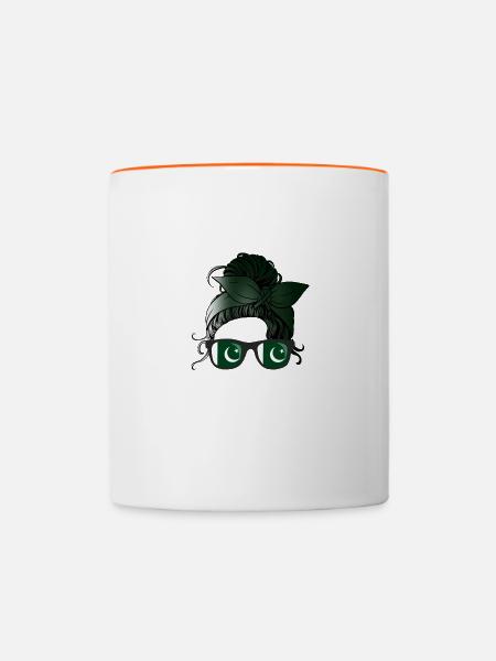 Pakistan - Tasse zweifarbig - Weiß/Orange