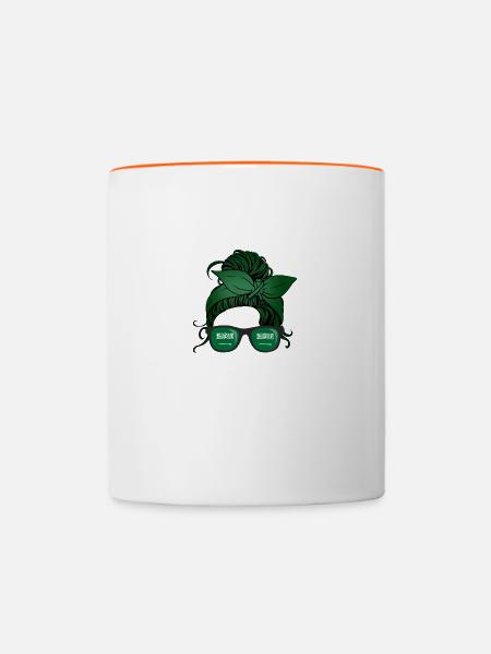 Saudi-Arabien - Tasse zweifarbig - Weiß/Orange