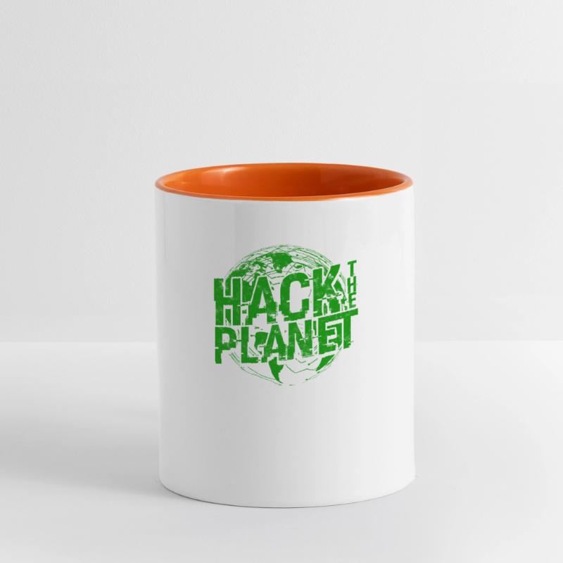 Hack the Planet Software Developer - Contrasting Mug