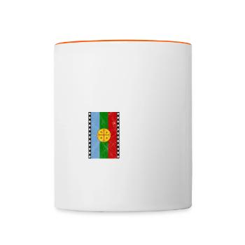 Mapuche - Contrasting Mug - white/orange - Front