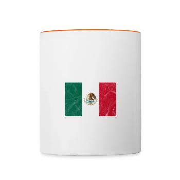 Mexico - Contrasting Mug - white/orange - Front