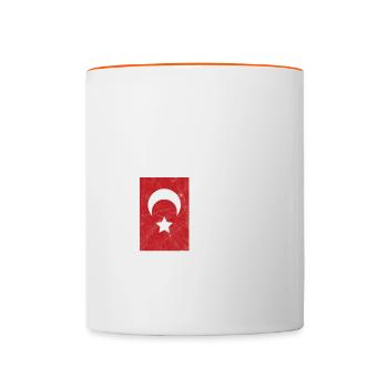 Ottoman Empire - Mug contrasté - blanc/orange - Devant