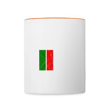 Tatarstan - Contrasting Mug - white/orange - Front