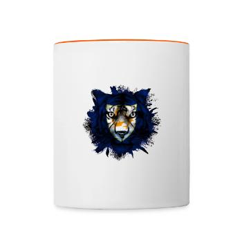 Anguilla - Mug contrasté - blanc/orange - Devant
