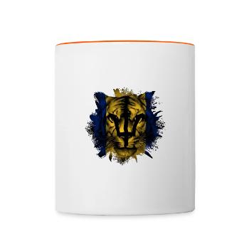 Barbados - Contrasting Mug - white/orange - Front