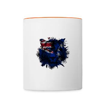 Cook Islands - Contrasting Mug - white/orange - Front