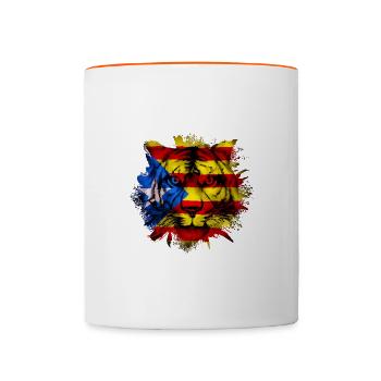 Catalonia - Contrasting Mug - white/orange - Front