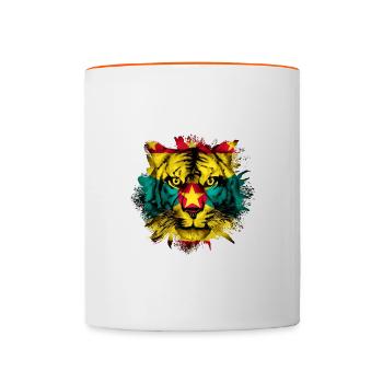 Grenada - Contrasting Mug - white/orange - Front