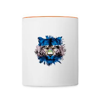Nicaragua - Contrasting Mug - white/orange - Front